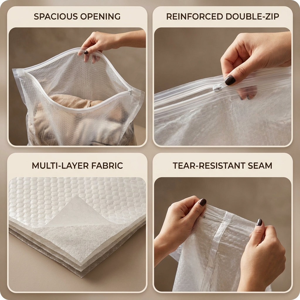 Gracium Cordless Vacuum Storage Bags with Rechargeable Pump – Travel Space Saver